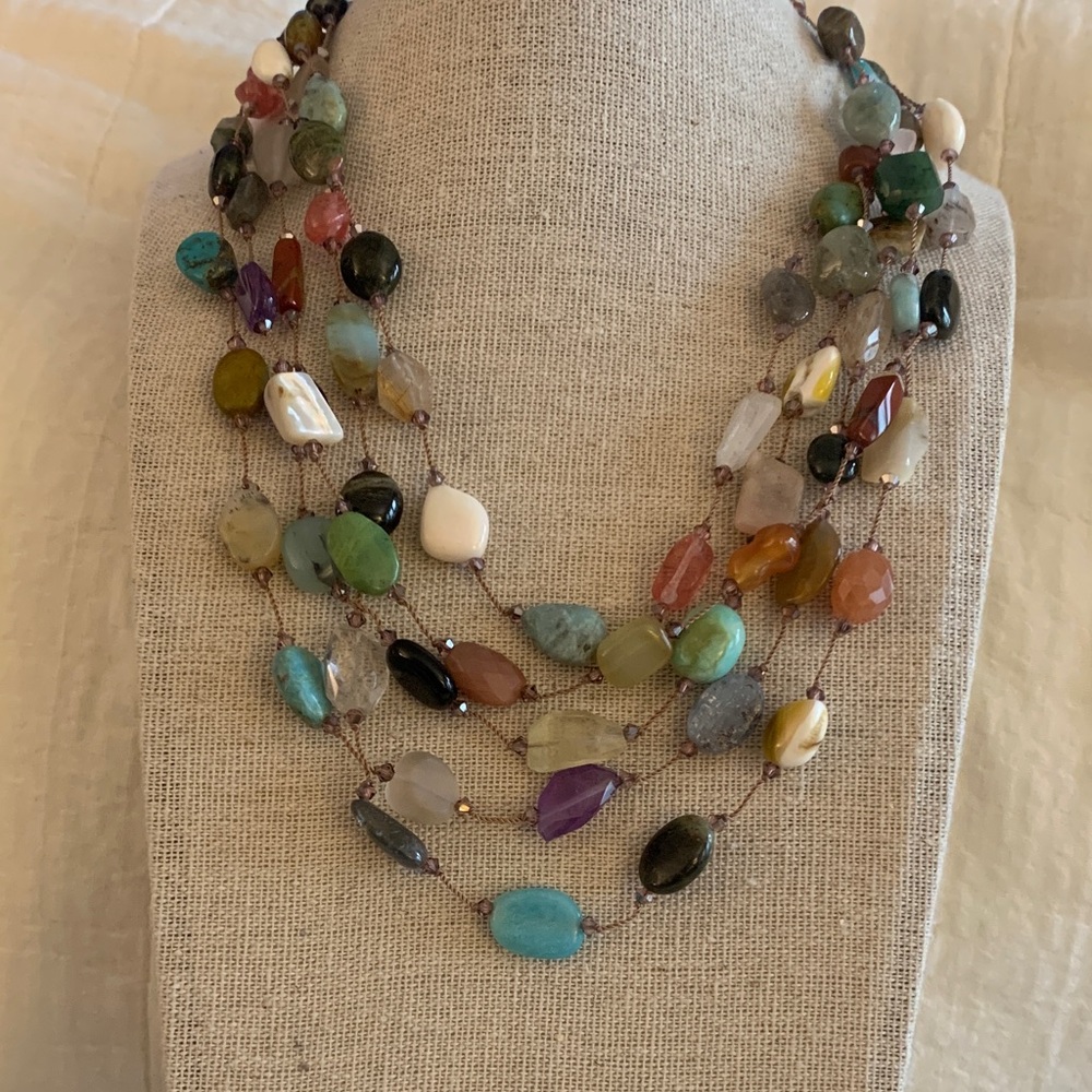 Colorful Gemstone Necklace